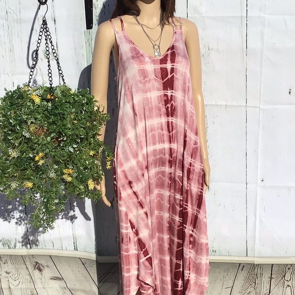 SUPER SOFT STRAPPY TIE DYE DRESS - Picture 8 of 15